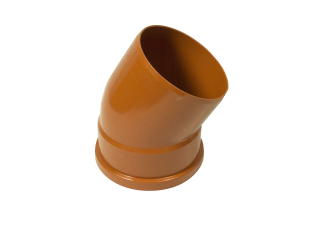 Floplast D164 30 Deg Single Socket Bend 110mm
