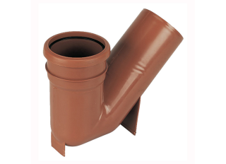 Floplast D500 45 Deg Single Socket Universal Gully Trap 110mm