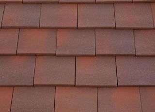 Marley Clay Single Camber Plain Tile Heather Blend