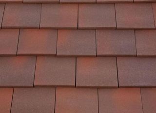 Marley Clay Single Camber Tile & Half Heather Blend