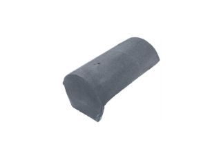 Redland Half Round Block End Ridge Tile Slate Grey 30