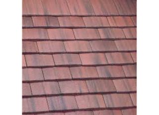 Marley CONCRETE Plain Tile OLD ENGLISH DARK RED