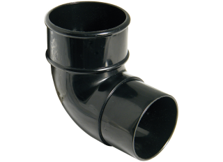 Floplast RB1 92.5 Deg Offset Bend Black 68mm