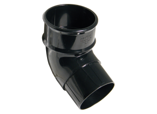 Floplast RB2 112.5 Deg Offset Bend Black 68mm