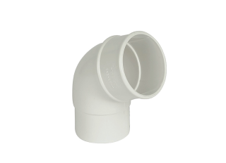 Floplast RB2 112.5 Deg Offset Bend White 68mm
