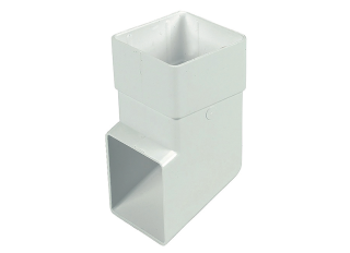 Floplast RBS3 Square Shoe White 65mm