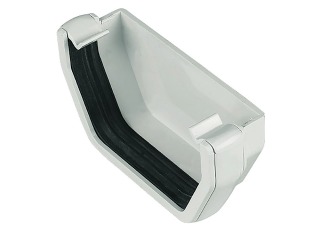 Floplast ROS2 Square External Stopend White 114mmx