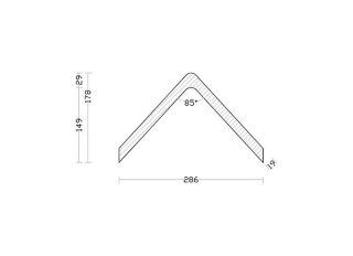 Redland Slate Grey Angle Ridge 85o 710230