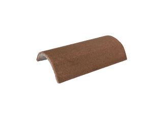 Redland Concrete Half Round Ridge Hedgerow Brown