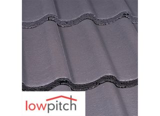 Marley Mendip Low Pitch Roof Tile 12.5 Degree Smooth Grey