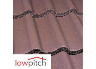 Marley Mendip Low Pitch Roof Tile 12.5 Degree Smooth Brown