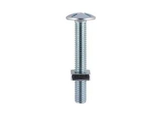 Roofing Bolt & Nut BZP M6x25mm (Pack 25)