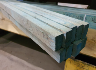 25mm x 38mm Blue Treated Tile Batten (BS5534)