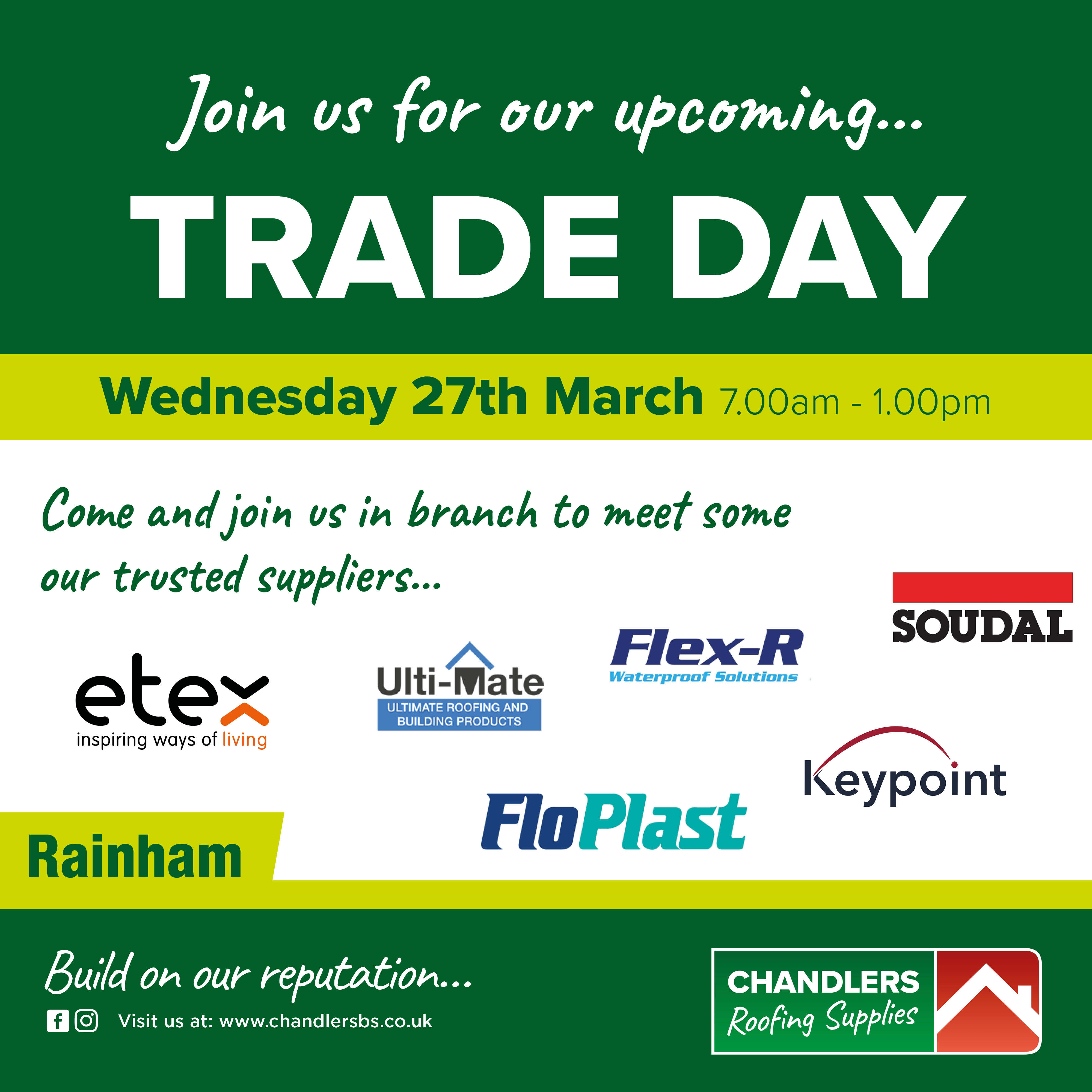 Rainham Trade Day 27th March